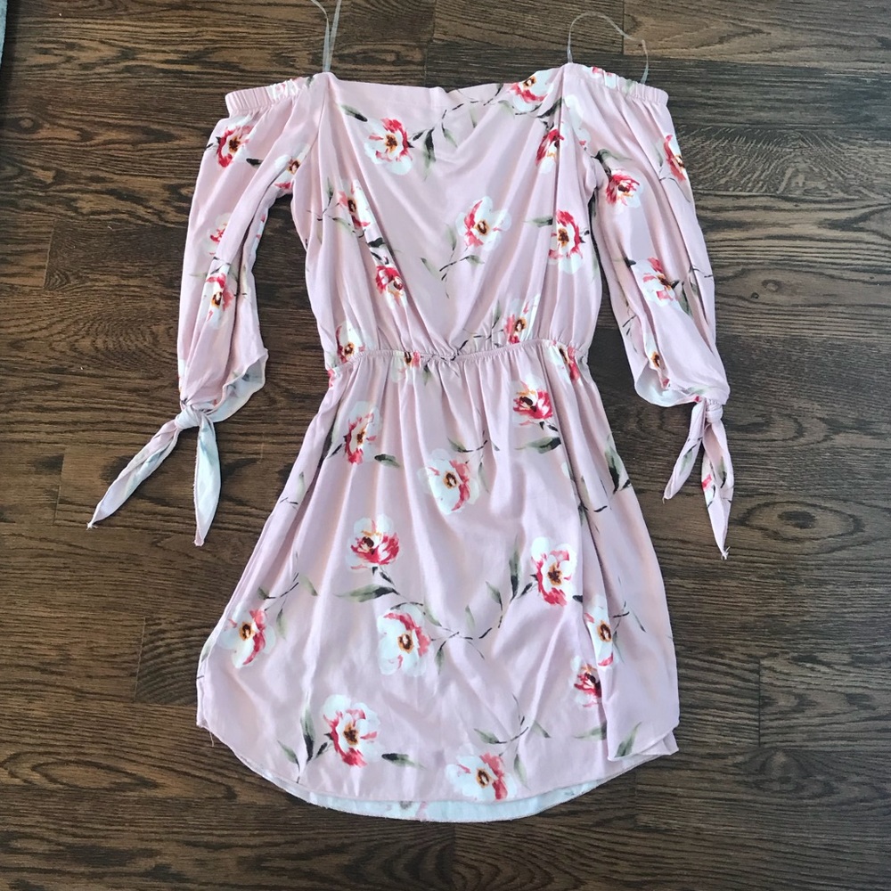 Floral Off-the-Shoulder Dress